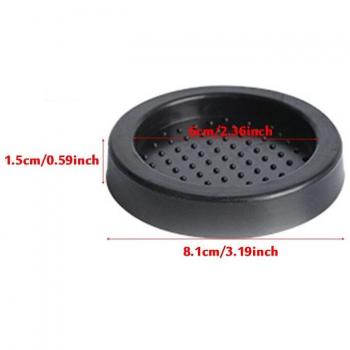 Base antideslizante de silicona para cafetería, esquinero de utensilios domésticos, 14x12,5x3,5 cm