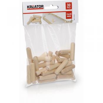 Lot de 30 tourillons bois Ø 10×40 mm