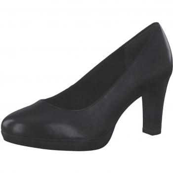 Chaussures Femme Tamaris Noir – Basse Tige – Talon Large – Fermeture Zip
