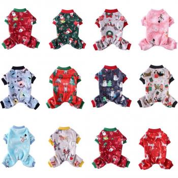 10PC Autumn Winter Dog Jumpsuit for Small Dogs