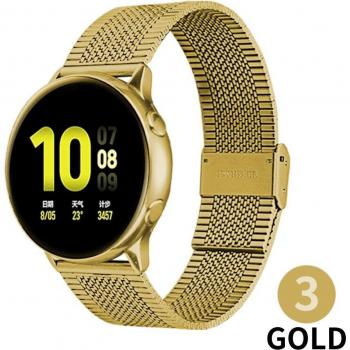 Edelstahl Gurt 22mm/20mm für Samsung Galaxy Watch 3, Active 2, Gear S3 - Armband Zubehör
