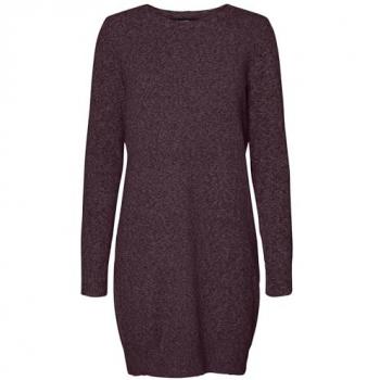Vero Moda Maternity : Robe courte en maille douce, couleur bordeaux mélangé-rouge, XS