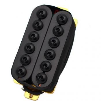 Einstellbare Humbucker Pickups für elektrische Gitarre - Punk Schwarz
