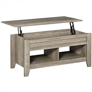 Lift Top Coffee Table with Hidden Storage Compartment
