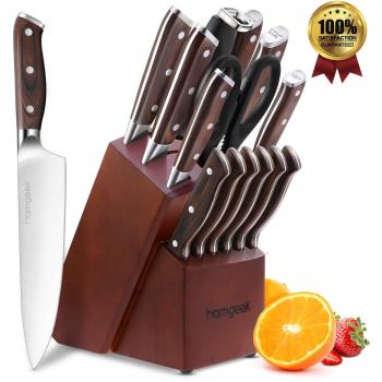 Coltelli Homgeek Pro 15+Ceppo