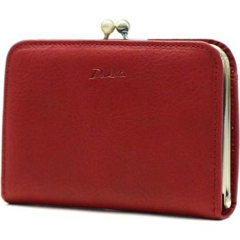 Bolsa cerrada de piel auténtica ancha roja [Dakota] femenina DA-35888-30