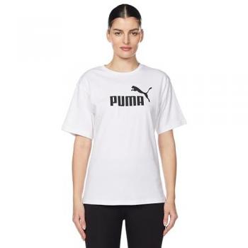 T-Shirt Puma Loghi Essenziali Relax Donna