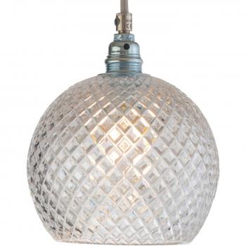 Lampada sospesa Rowan EBB & FLOW, argento Ø 15,5 cm