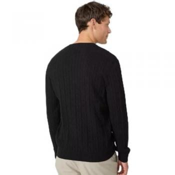 Premium Pure Cotton Cable V-neck Jumper