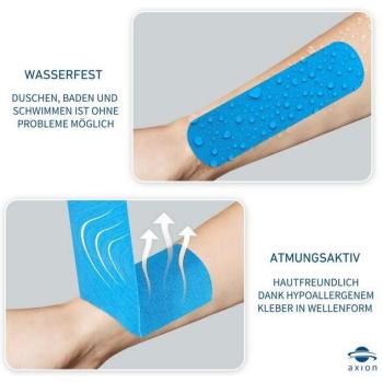 Axion® Precut Kinesiologie Tape 12 Stück