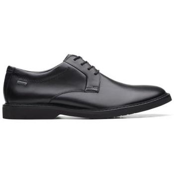 Clarks - Zapatos de cordones de piel negra para hombre