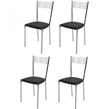 Sedie da Cucina e Sala da Pranzo Modello Elegance - Imbottite Rivestimento - Tommychairs