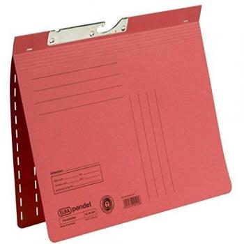 ELBA Pendelhefter, DIN A4, Manilakarton, 250 g/qm, rot