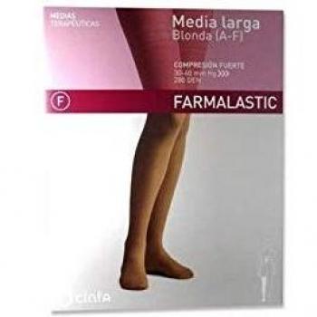 FARMALASTIC MEDIA LAR FTE BLONDA BG T/P 20-21 CM 1 UN