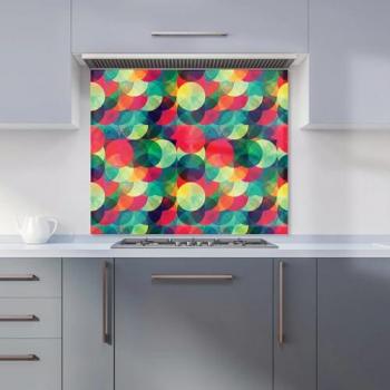 Warren Reed - Vibrant Grunge Circle Kitchen Splashback