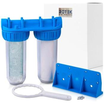 Filtro Doble Antical y Anticorrosión con Sedimentos para Casa