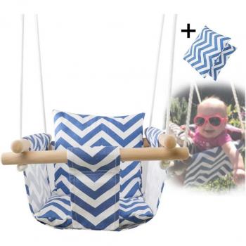 Indoor-Outdoor Baby Rocking Basket