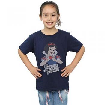 Disney Snow White Apple T‑Shirt – BI33697 – Girl’s Blue Variant