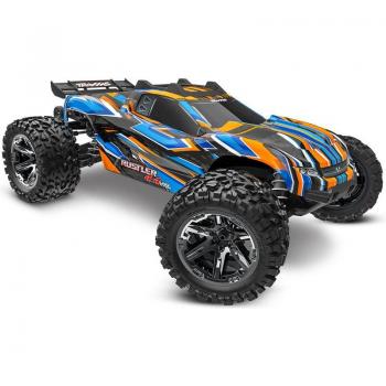 RC auto Traxxas Rustler 1:10 VXL HD 4WD RTR, oranžové