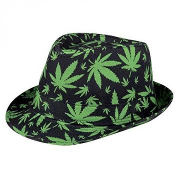 Chapeau Borsalino Feuilles Cannabis Rasta – 82017