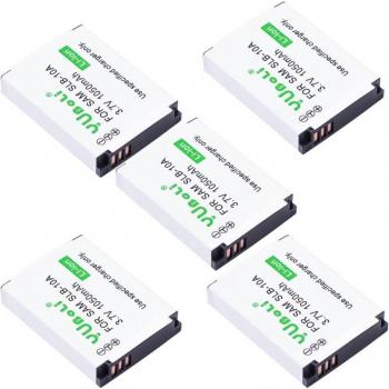 YUBOLI 1050mAh SLB-10A Battery + LCD USB Charger for Samsung HMX-U100