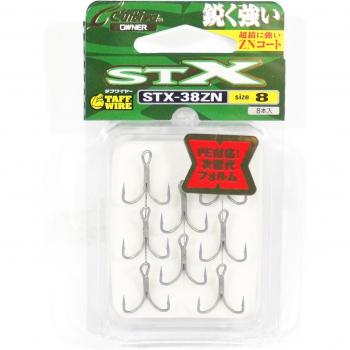 Owner STX-38 Extra Strong Treble Hook Size 8