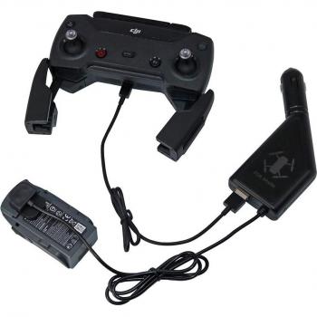 Cargador de Coche para Control Remoto y Teléfono DJI Spark