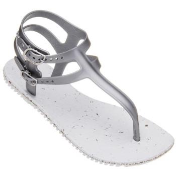 Eco Gladiator Flip‑Flops Amazonas für Damen – Weiß/Silber