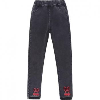 Jeans Grueso Terciopelo Invierno Negro