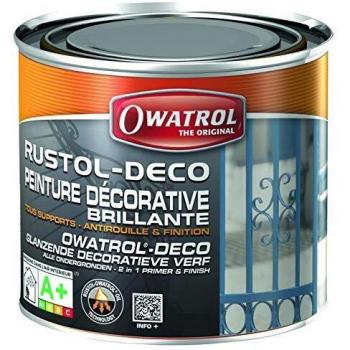 Antirouille Rustol déco gris poussière RAL 7037 0,75 L