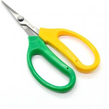 5-Piece 7-Inch 420J2 Stainless Steel Gardening Scissors Fruit Picker Cutter