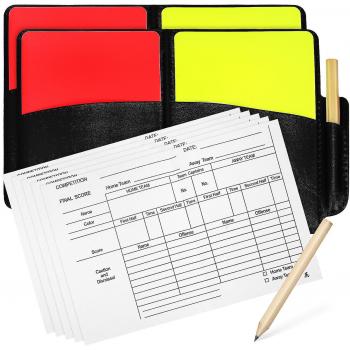 Conjunto Profesional de Árbitros con Lápiz y Tarjetas
