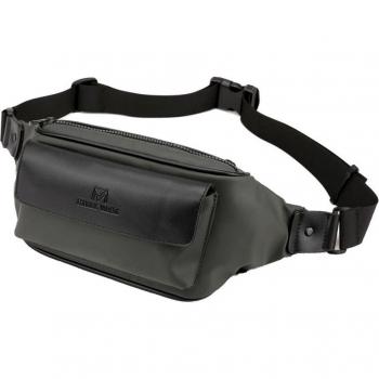 PU Leather Multi-Functional Chest Bag