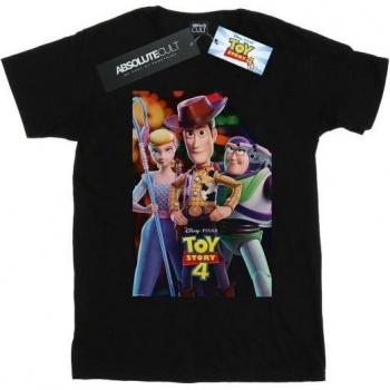 Disney Toy Story 4 Buzz Woody And Bo Peep Poster T-Shirt