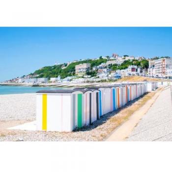 Havre Beach Cabin – Affiche Murale 65x97 cm