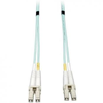 Tripp Lite N820-08M OM3 LSZH Fiber Patch Cable (LC/LC) - Aqua 8M