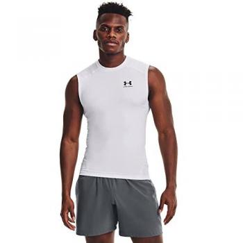 Débardeur Under Armour Heatgear Compact S Blanchissant