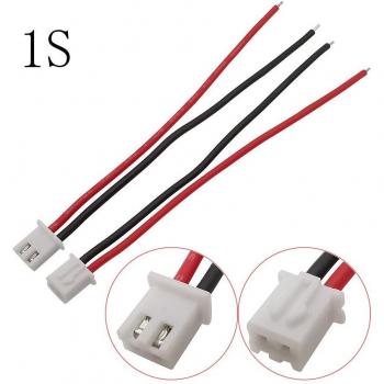 Balanceador JST XH 22AWG 1S 2S para Batería LiPo – Cable Silicona 10‑20 CM, 10 Unidades