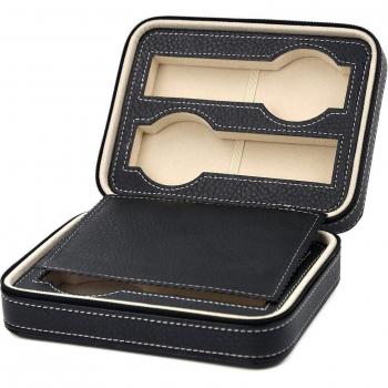 2/4/8 Slot Watch Storage Box PU Leather