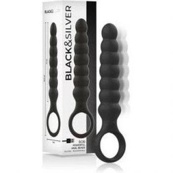 Cadena Anal Potente Black&Silver 1ud