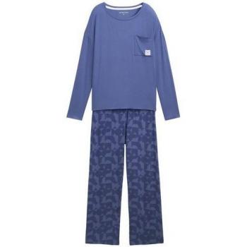 TOM TAILOR Gemusterte Damen Pyjamahose