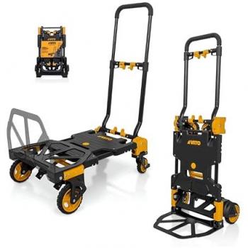 Chariot VITO Diable Modulable – 137 kg, Roues Pivotantes