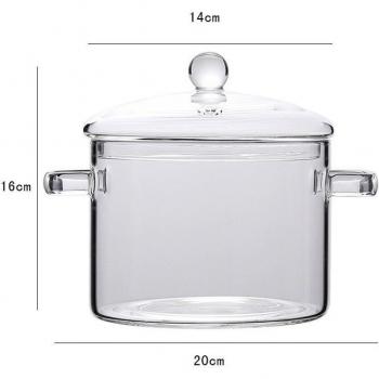 Hittebestendige Glazen Kookpot
