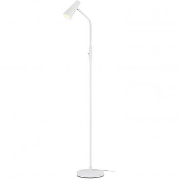 Luz de Pie Crest Blanco con Pantalla Móvil