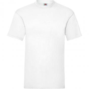 Fruit of the Loom Mens Valueweight Short Sleeve T-Shirt - White Cotton - Size Large