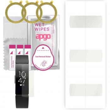 3x apgo Flexible Hydrogel Folie für Fitbit Inspire