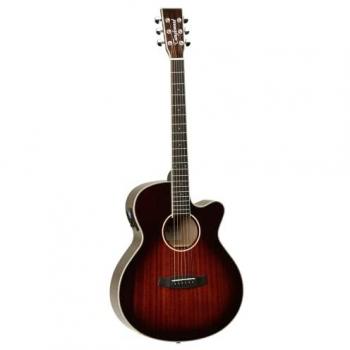 Tanglewood Super Folk Electro Acoustic Autumn Vintage Burst