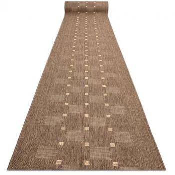 Rugsx - Sisal Runner Floorlux Design 20079 Coffee/Yellow 100 cm Beige 100x210 cm