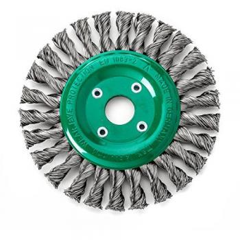 Lessmann Rundbürste INOX-Draht 0,50 mm, Bürsten-⌀xBohrungs-⌀ / Gewinde: 178X22 mm