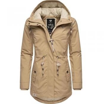 Winterjacke RAGWEAR Monadis Black Label Damen Gr. XL (42), grau (taupe)